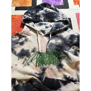 Phoebe Bridgers Tour Concert Hoodie Sweatshirt Pink/Black Tie Dye Large